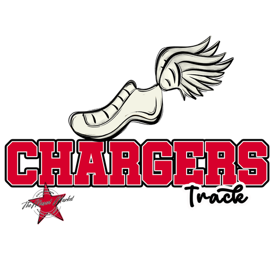 Chargers Varsity Track-Red