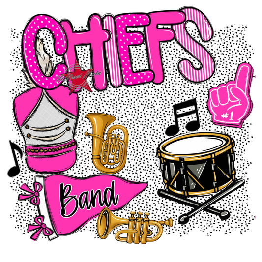 Chiefs Band Spirit-Pink