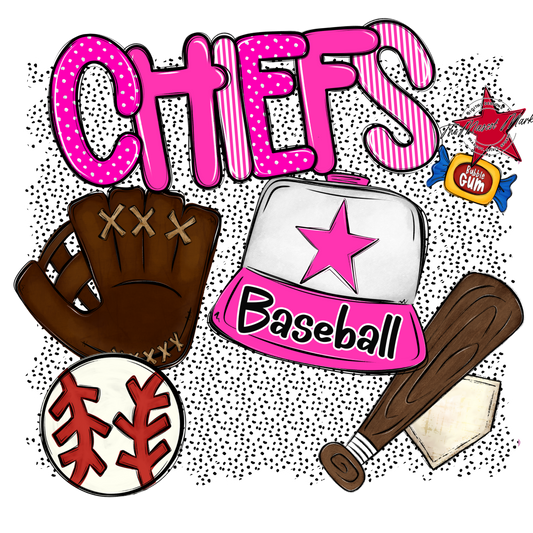 Chiefs Baseball Spirit-Pink