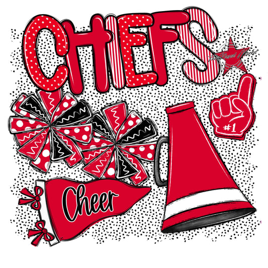 Chiefs Cheer Spirit-Red