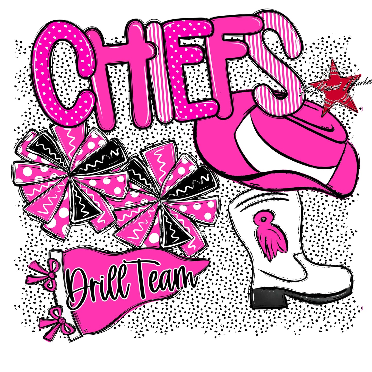 Chiefs Drillteam Spirit-Pink