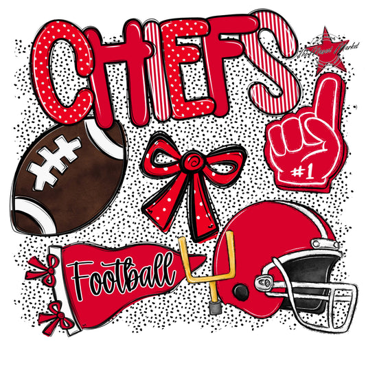 Chiefs Football Spirit-Red
