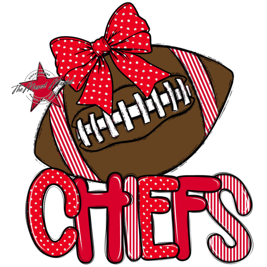 Chiefs Football Spirit Design-Red