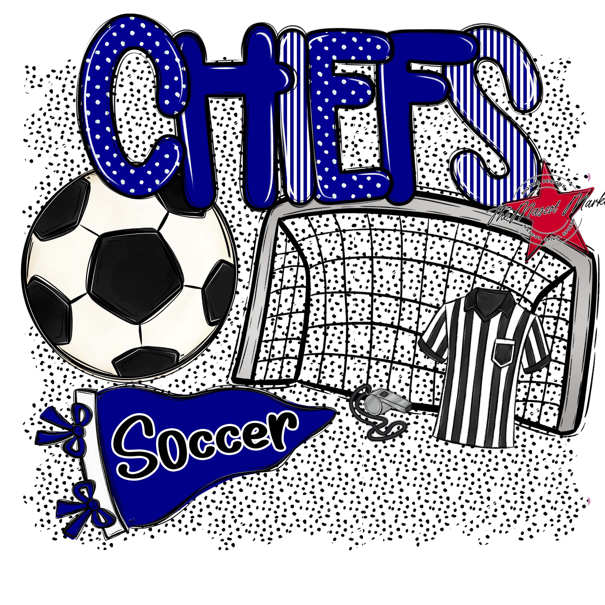 Chiefs Soccer Spirit-Blue