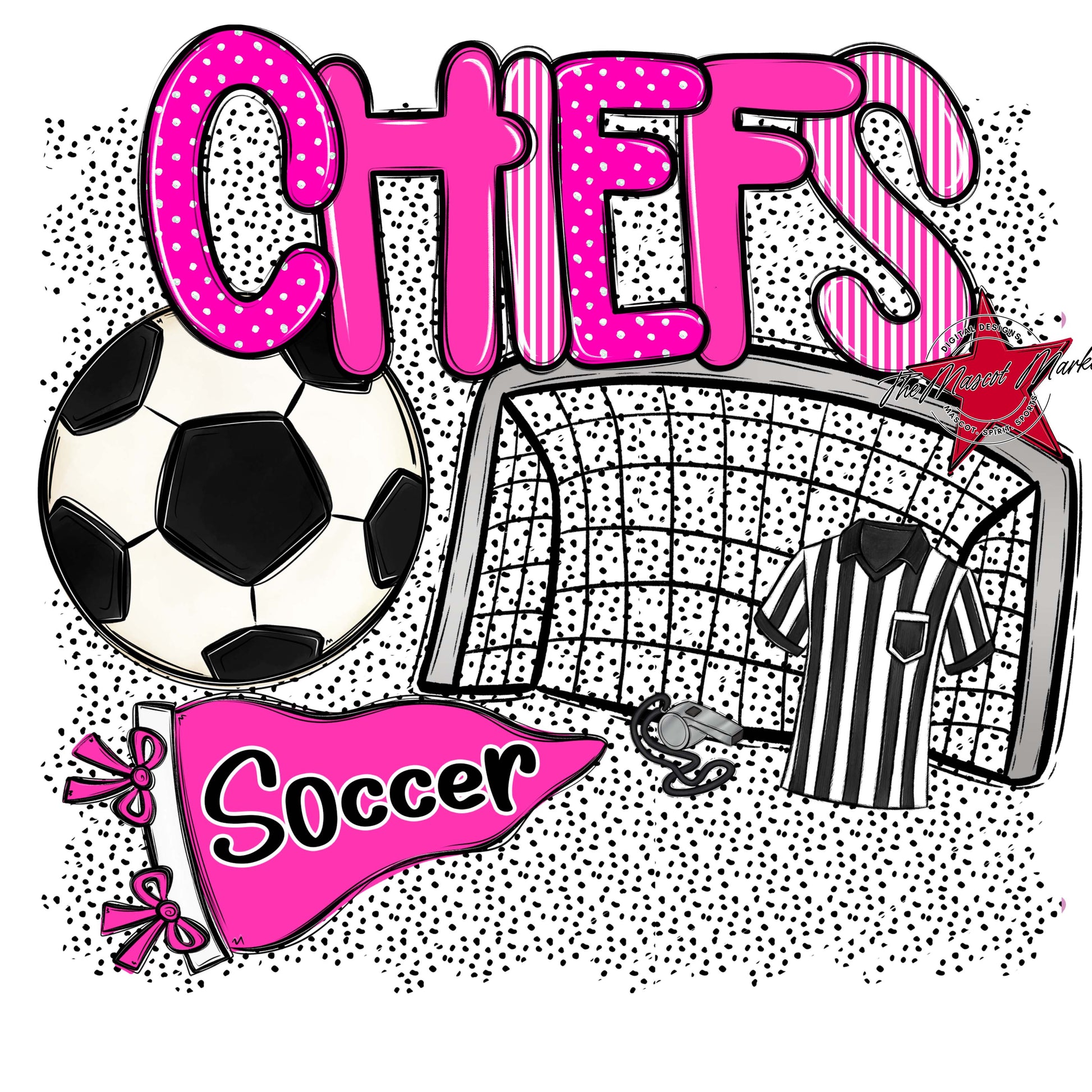 Chiefs Soccer Spirit-Pink