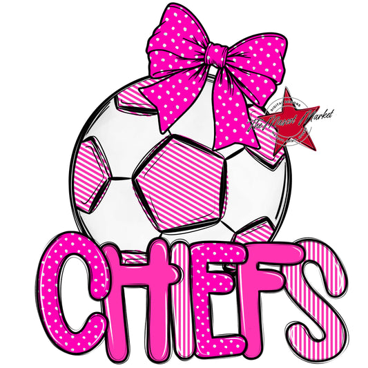 Chiefs Soccer Spirit Design-Pink