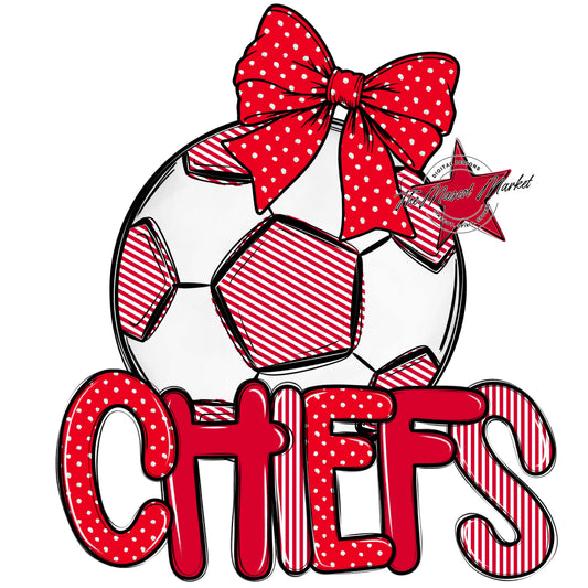 Chiefs Soccer Spirit Design-Red