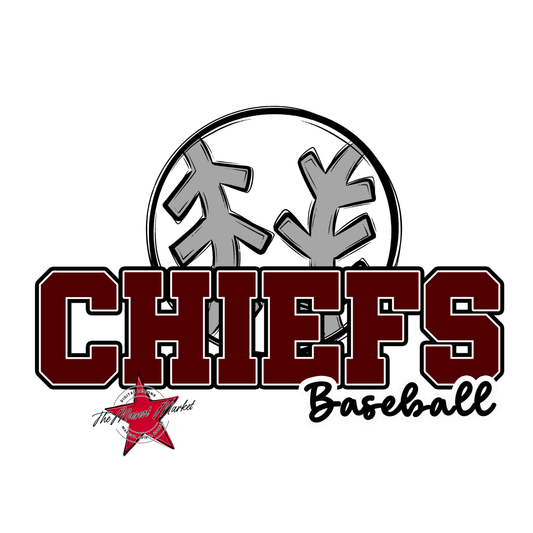 Chiefs Varsity Baseball-Maroon
