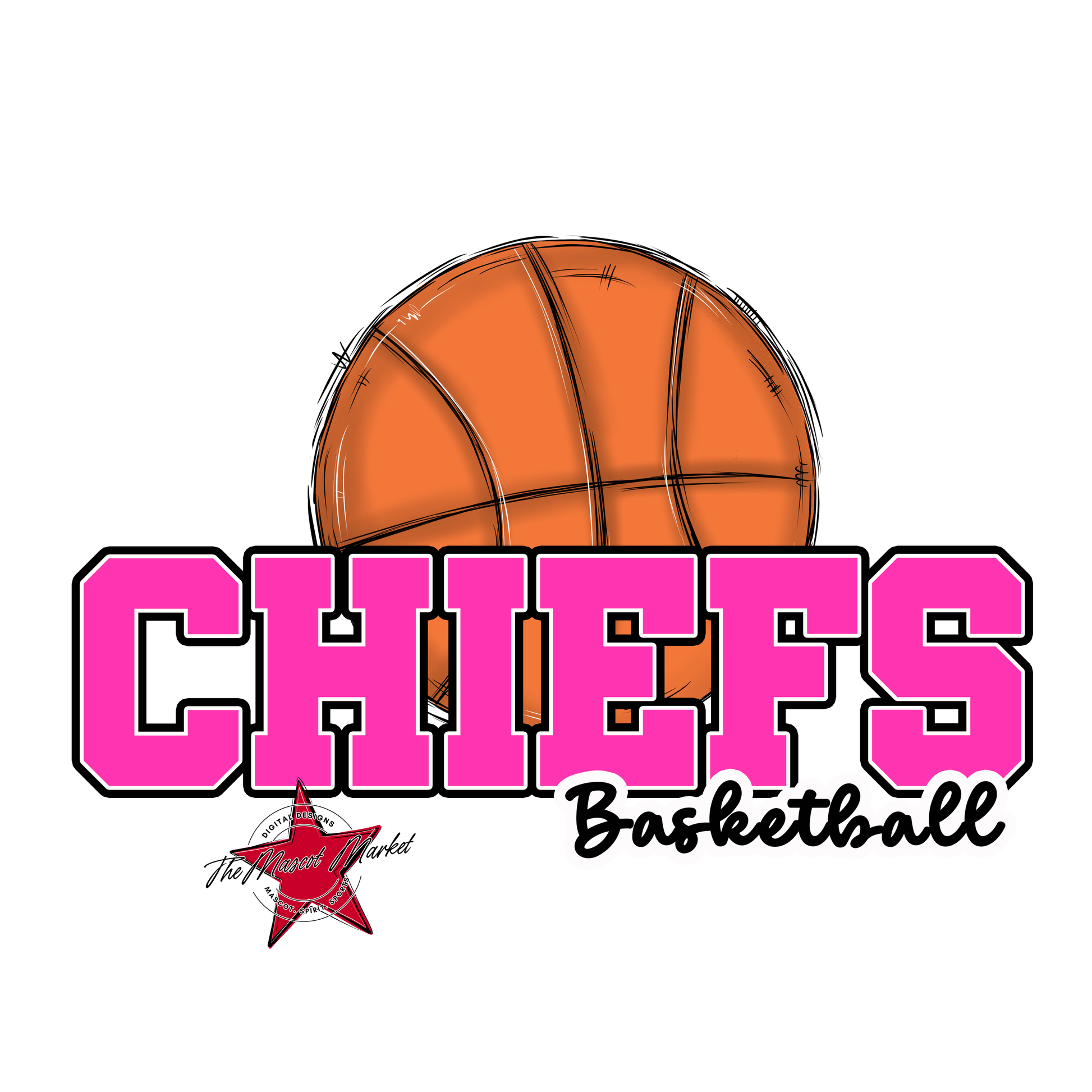 Chiefs Varsity Basketball-Pink