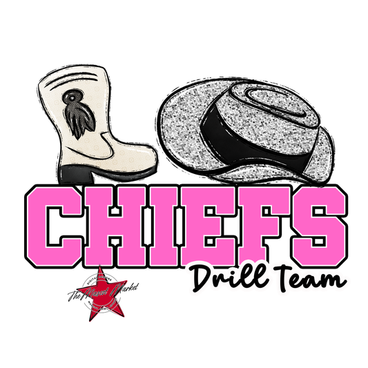 Chiefs Varsity Drillteam-Baby Pink
