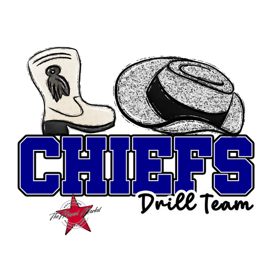 Chiefs Varsity Drillteam-Blue