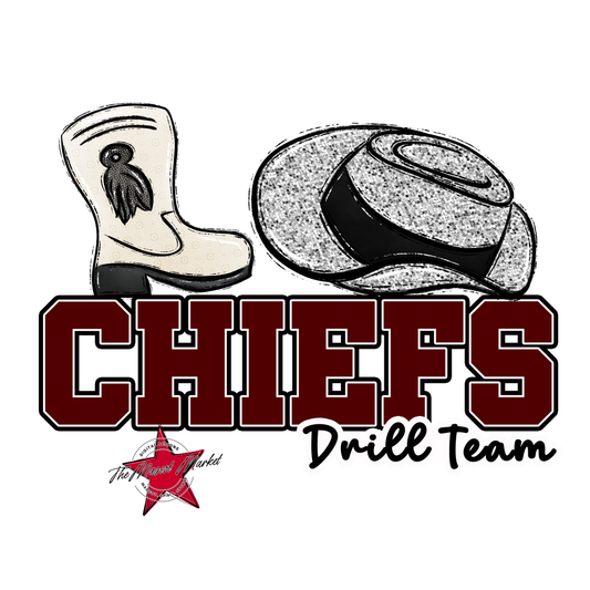 Chiefs Varsity Drillteam-Maroon
