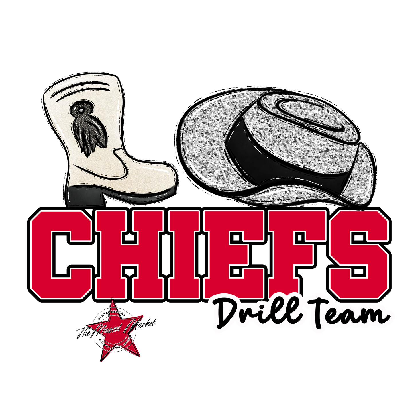 Chiefs Varsity Drillteam-Red