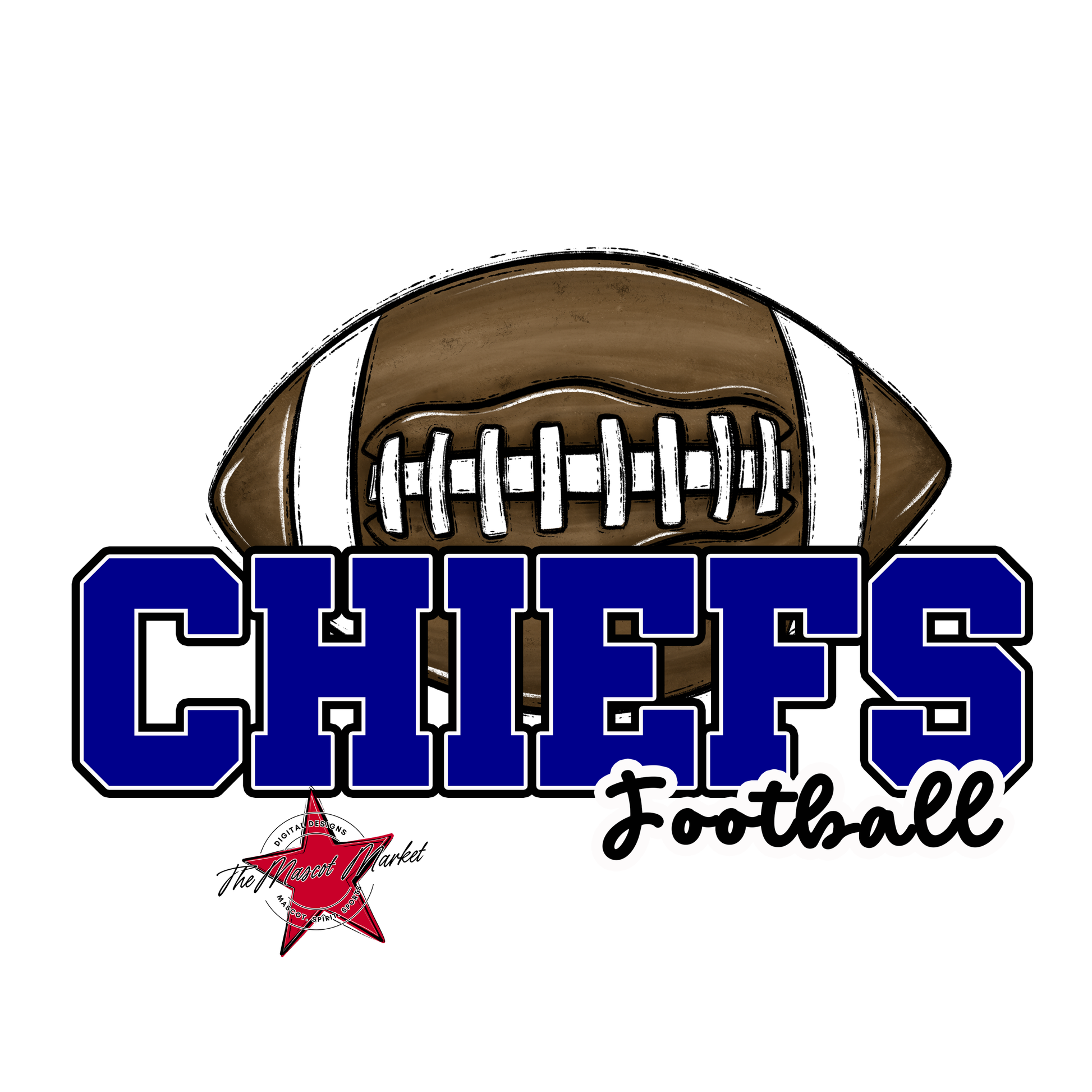 Chiefs Varsity Football-Blue