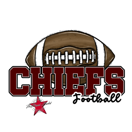 Chiefs Varsity Football-Maroon