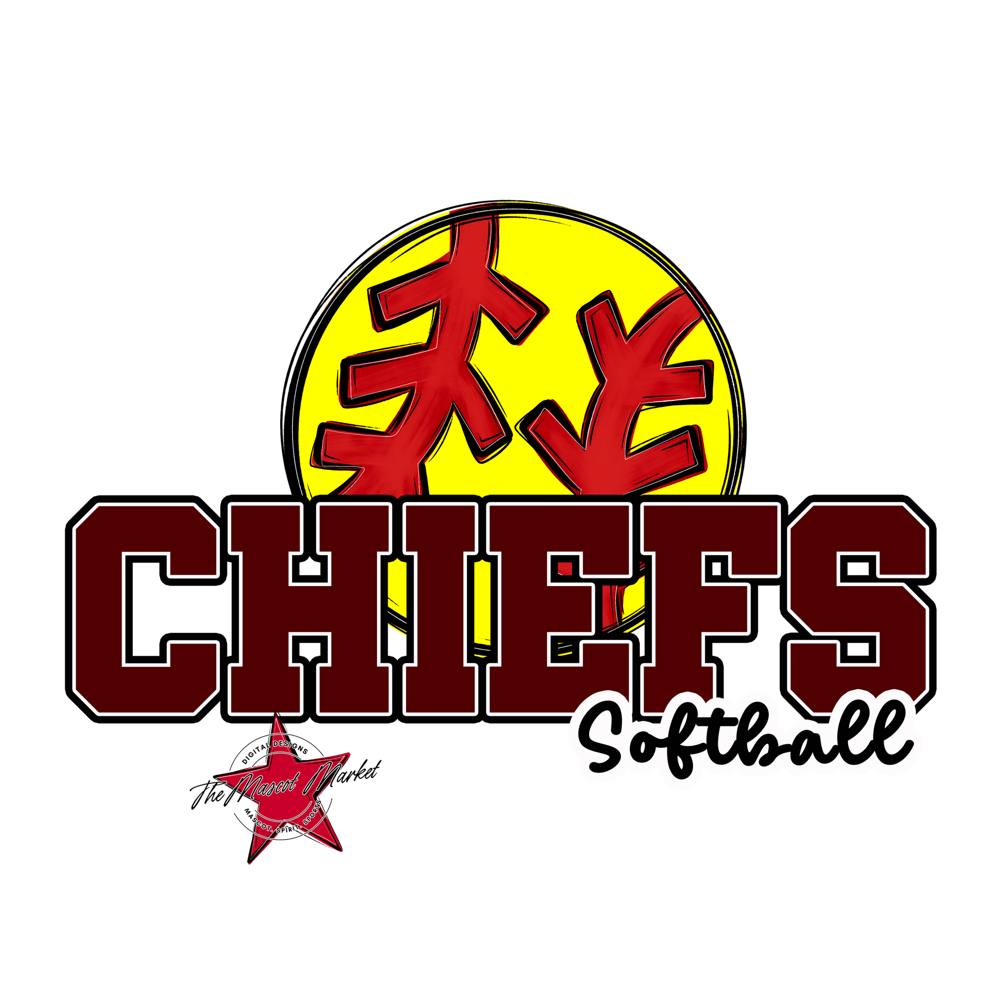 Chiefs Varsity Softball-Maroon