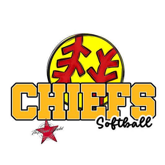 Chiefs Varsity Softball-Yellow