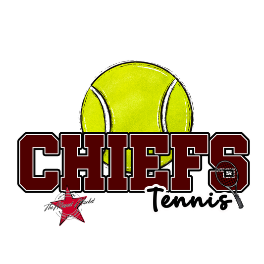 Chiefs Varsity Tennis-Maroon