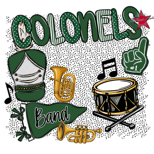 Colonels Band Spirit-Green