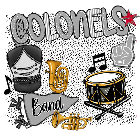 Colonels Band Spirit-Grey