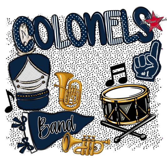 Colonels Band Spirit-Navy