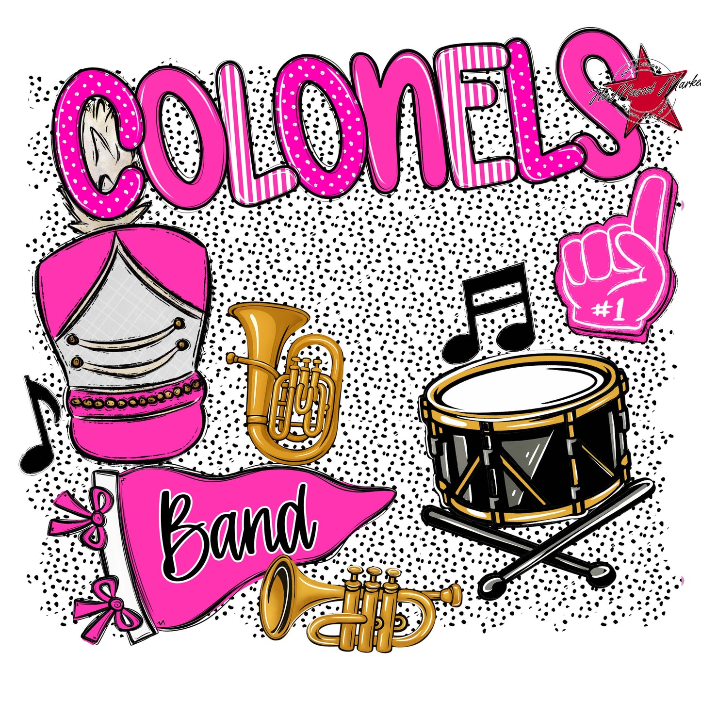 Colonels Band Spirit-Pink