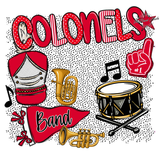 Colonels Band Spirit-Red