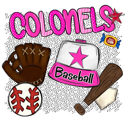 Colonels Baseball Spirit-Pink
