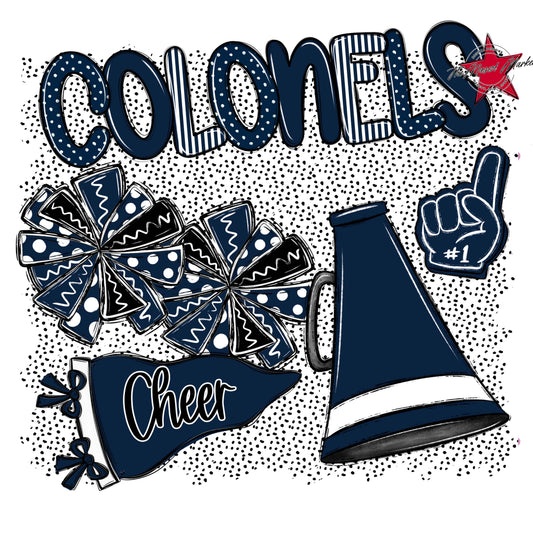 Colonels Cheer Spirit-Navy