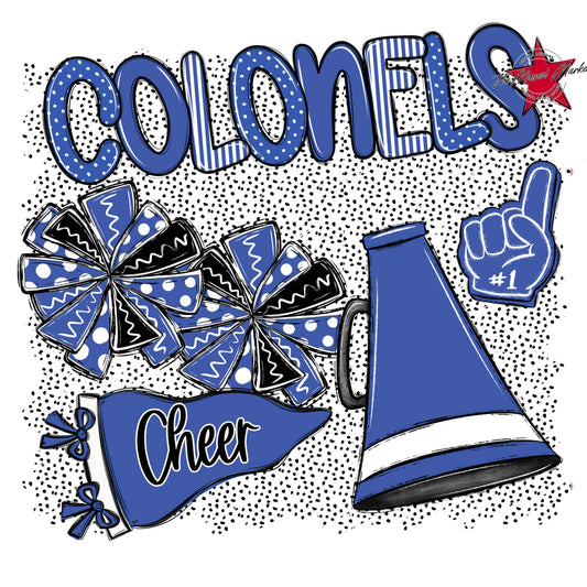 Colonels Cheer Spirit-Off Blue