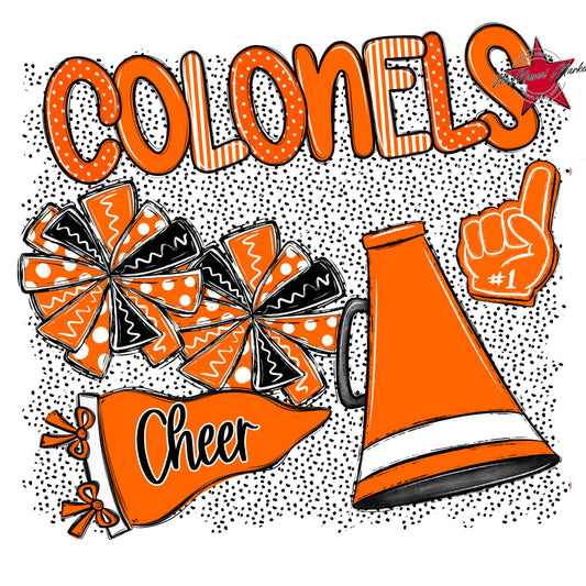 Colonels Cheer Spirit-Orange