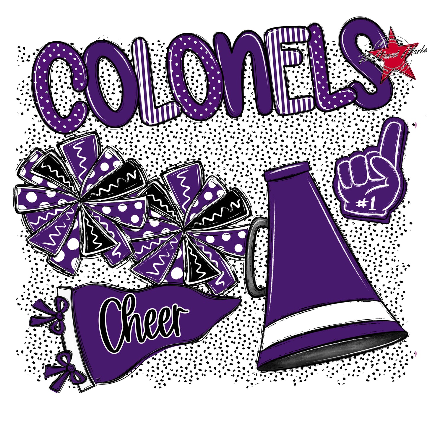 Colonels Cheer Spirit-Purple