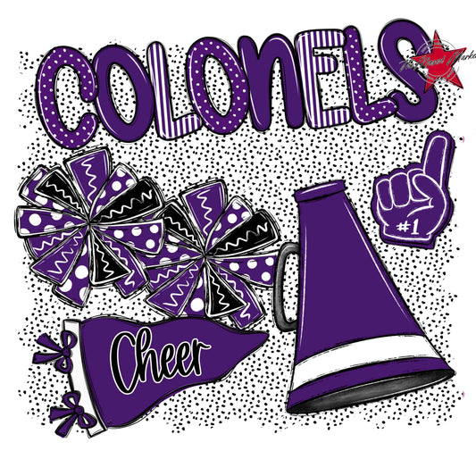 Colonels Cheer Spirit-Purple