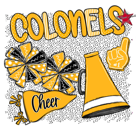 Colonels Cheer Spirit-Yellow