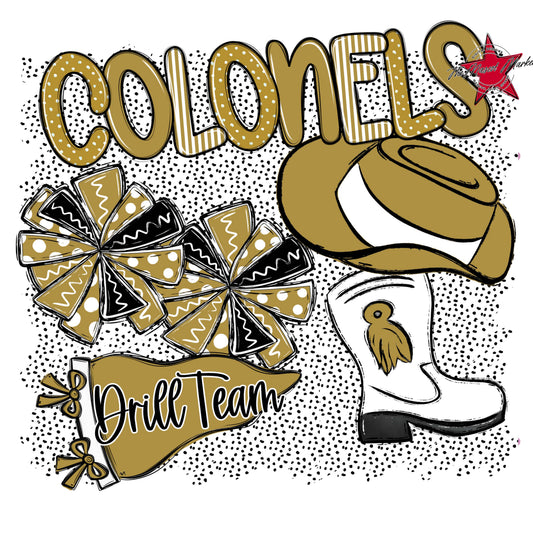 Colonels Drillteam Spirit-Gold