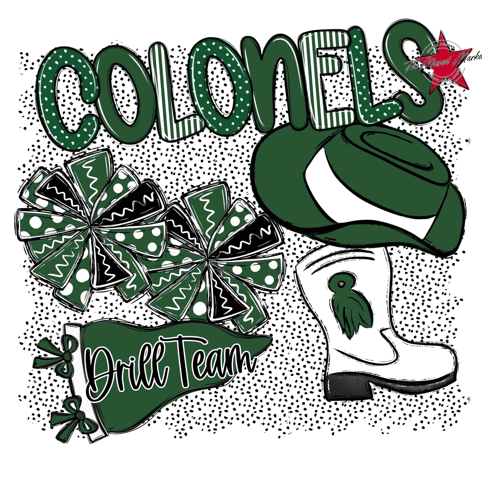 Colonels Drillteam Spirit-Green