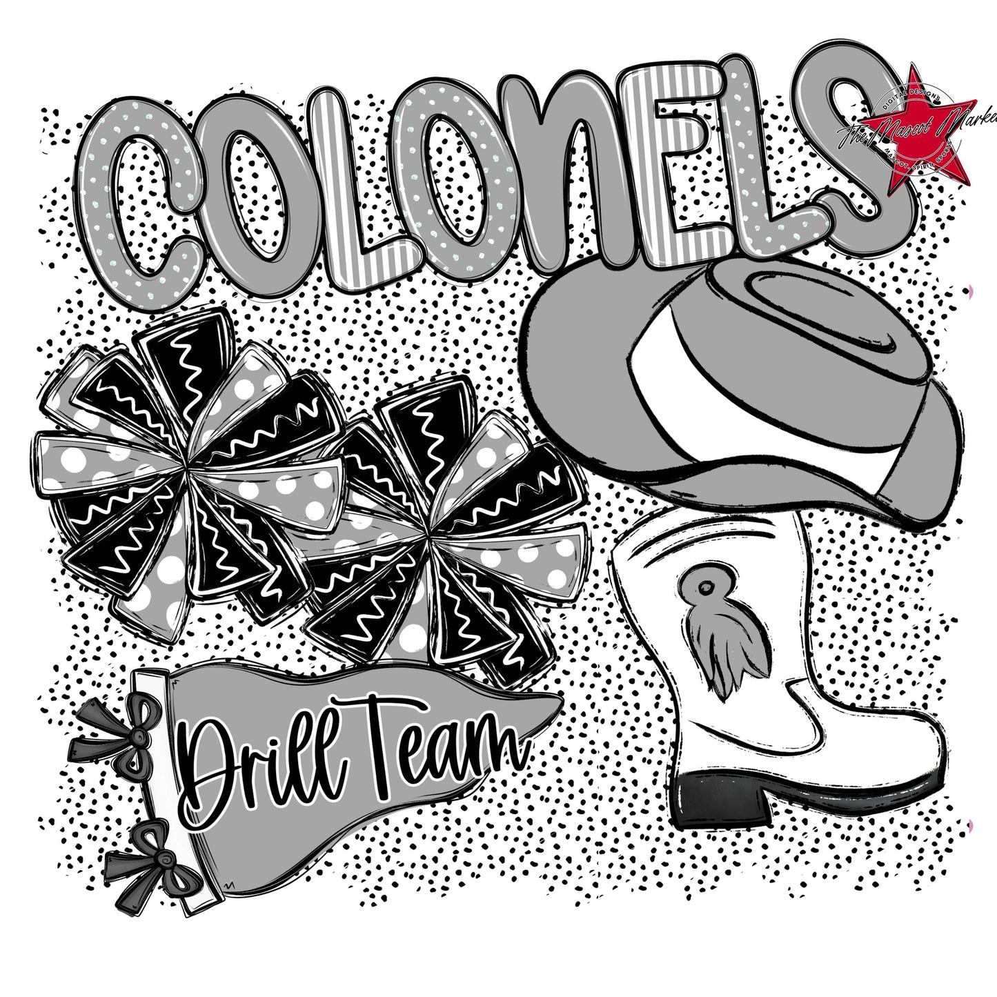 Colonels Drillteam Spirit-Grey