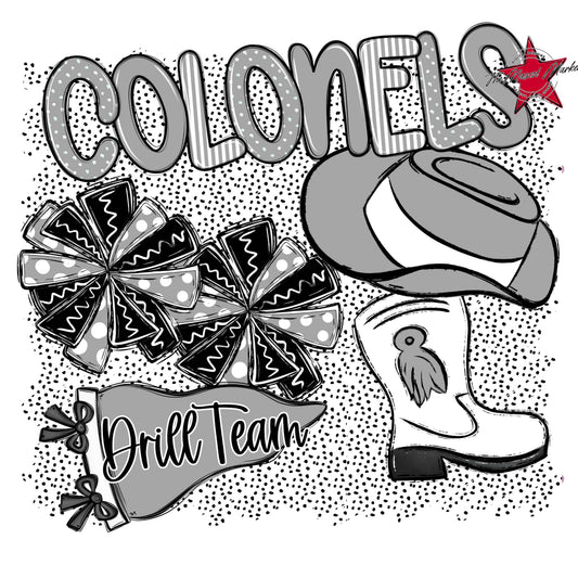 Colonels Drillteam Spirit-Grey