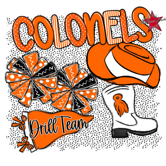 Colonels Drillteam Spirit-Orange