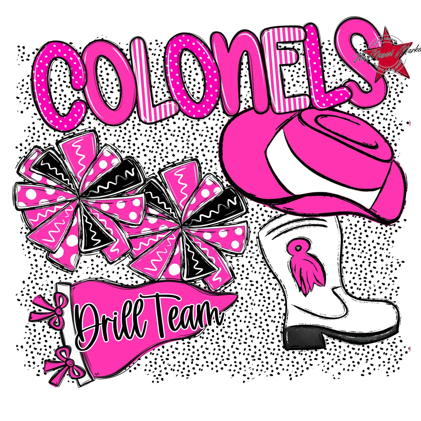 Colonels Drillteam Spirit-Pink