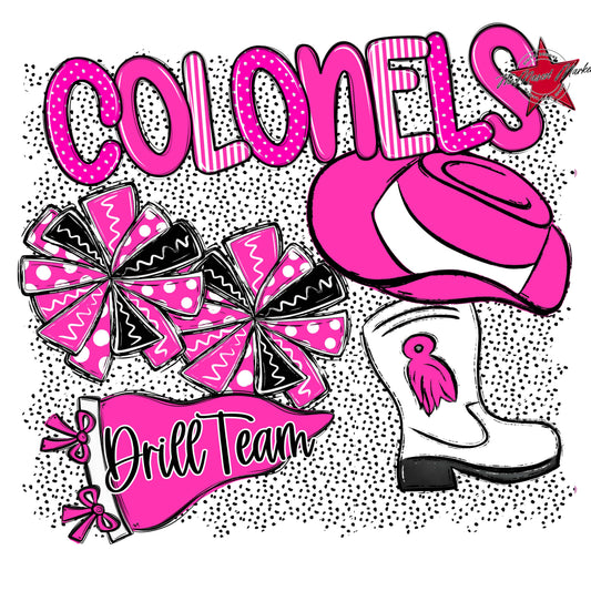 Colonels Drillteam Spirit-Pink
