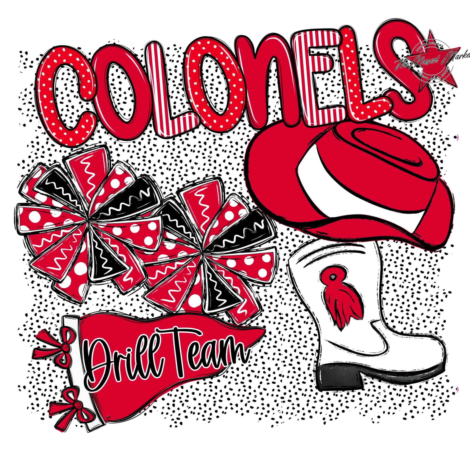 Colonels Drillteam Spirit-Red