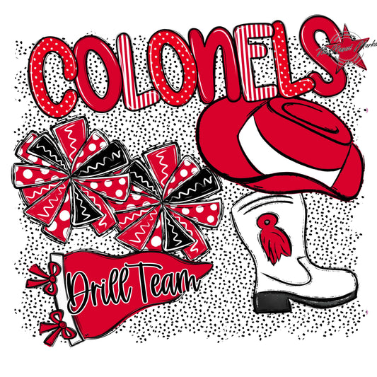 Colonels Drillteam Spirit-Red