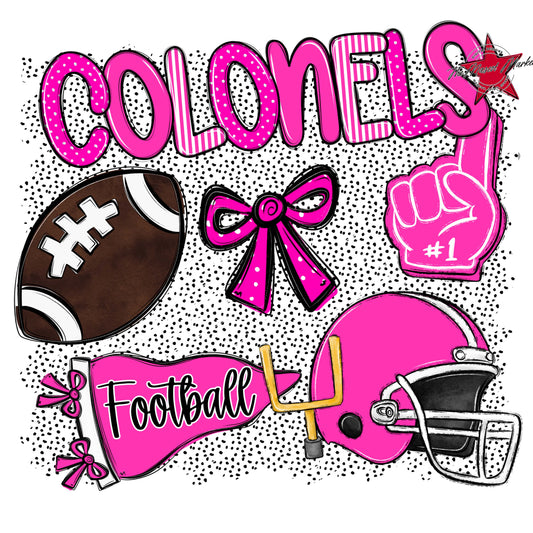 Colonels Football Spirit-Pink
