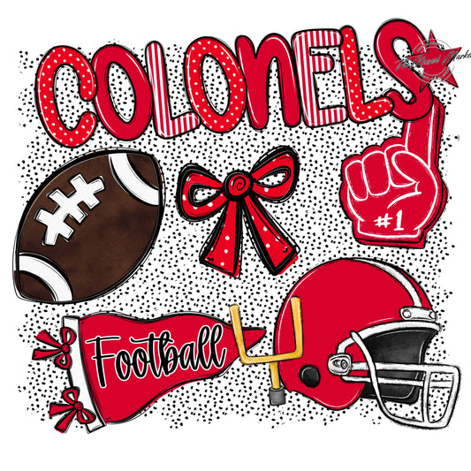 Colonels Football Spirit-Red