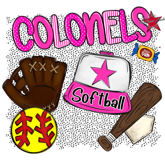 Colonels Softball Spirit-Pink