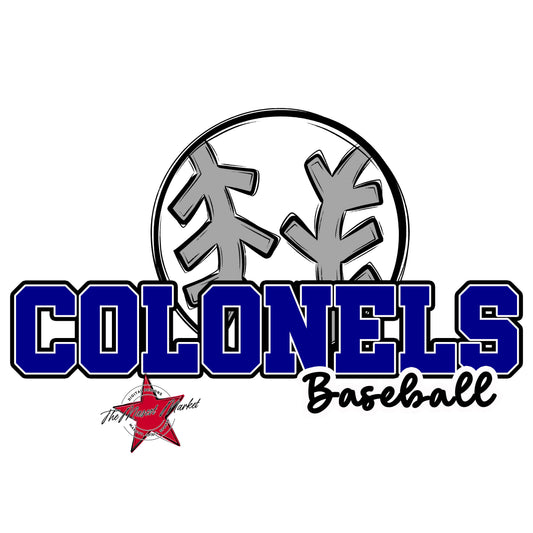 Colonels Varsity Baseball-Blue