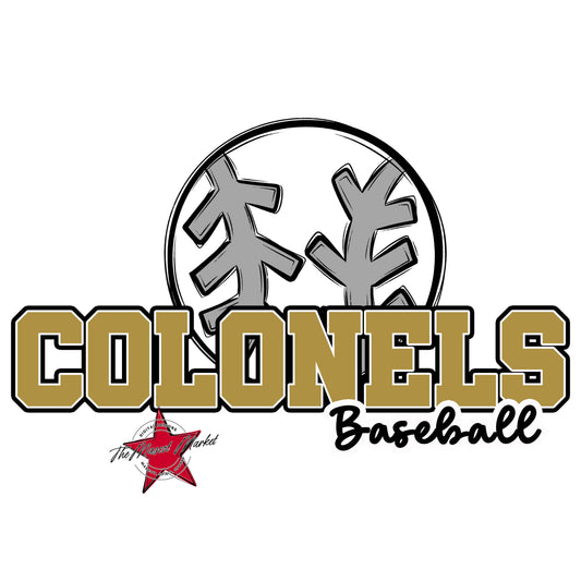 Colonels Varsity Baseball-Gold