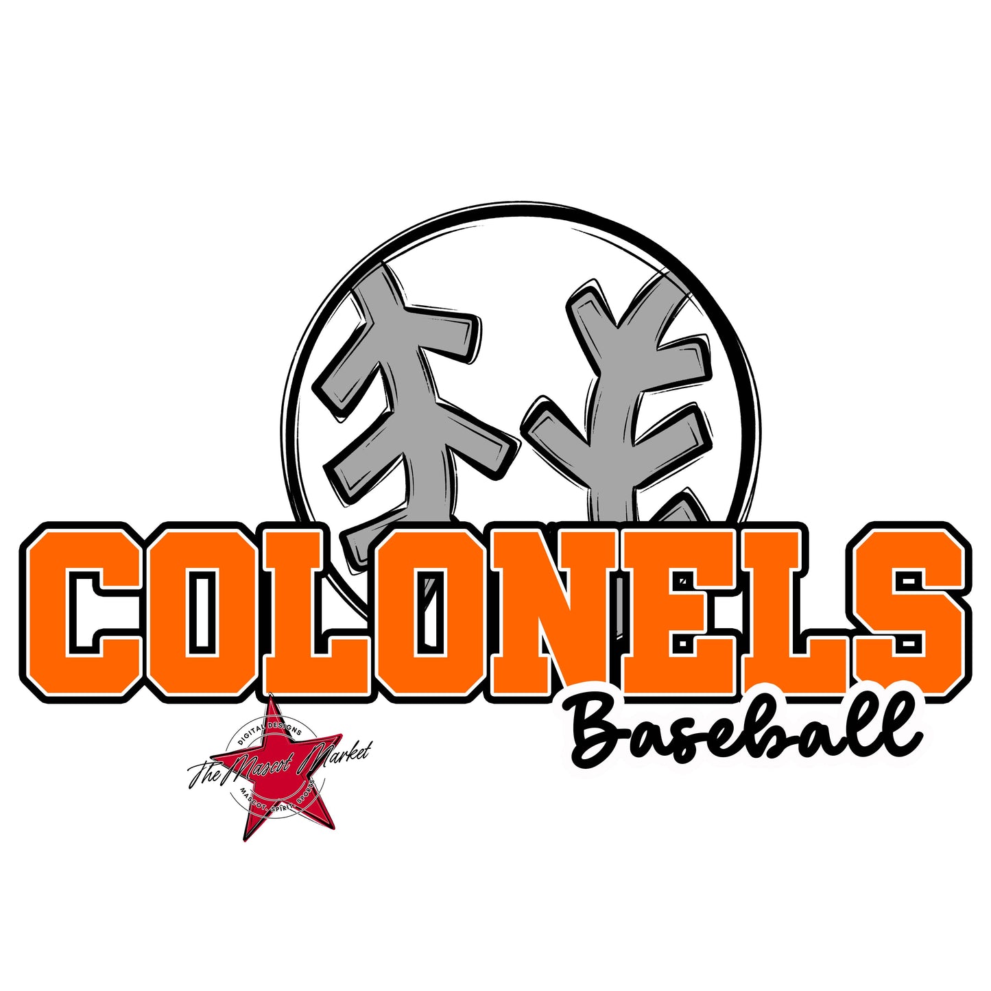 Colonels Varsity Baseball-Orange