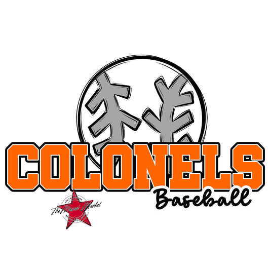 Colonels Varsity Baseball-Orange